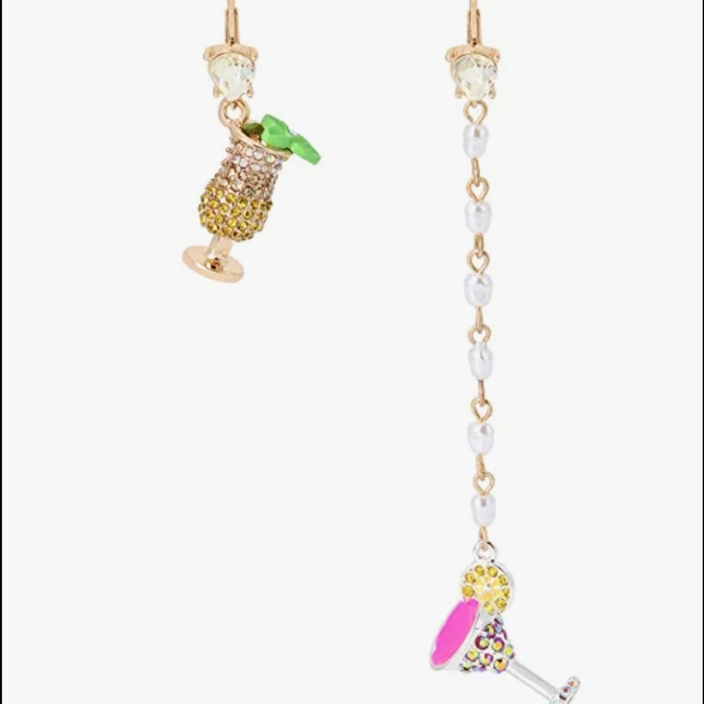 Betsey Johnson Cocktail  Earrings